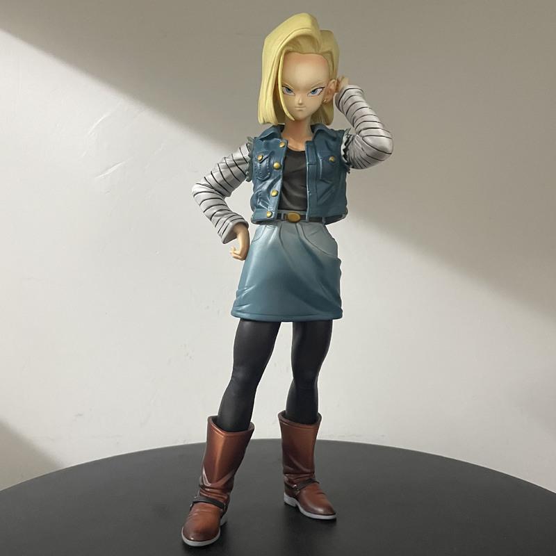 Dragon Ball Z YS Android 18 Action Figure Anime DBZ SSJ Lazuli Figurine Toys 26.5cm GK Statue Figuras Model Ornament Gift