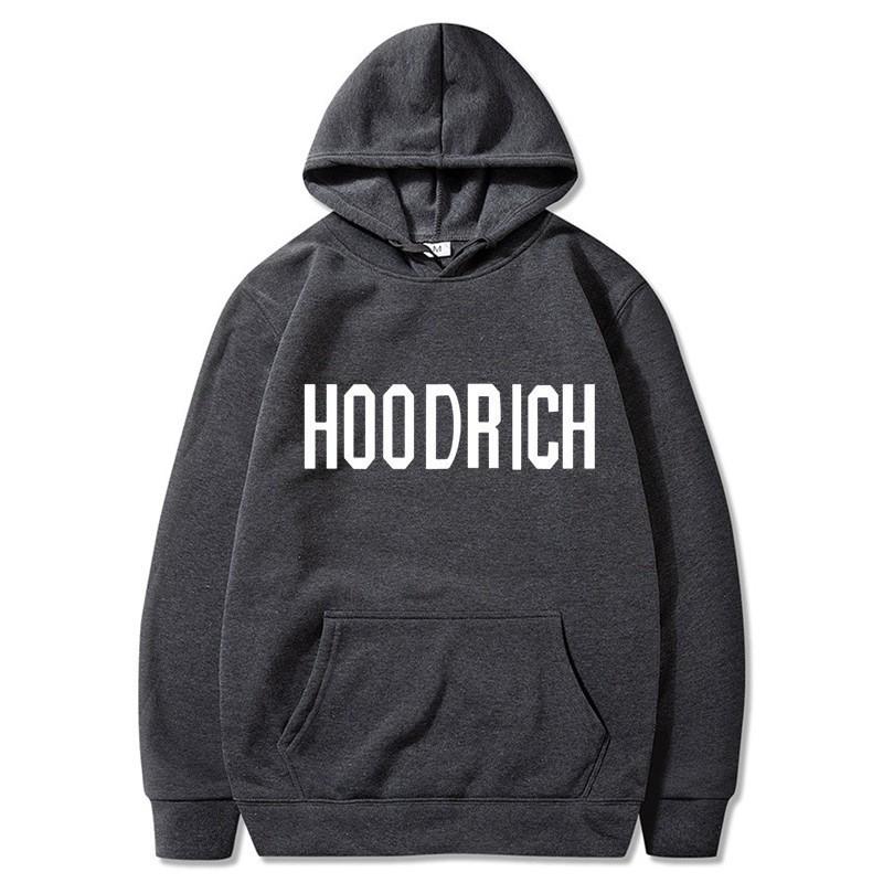 Hanorac Sport Casual Larg cu Imprimeu Litere Hoodrich