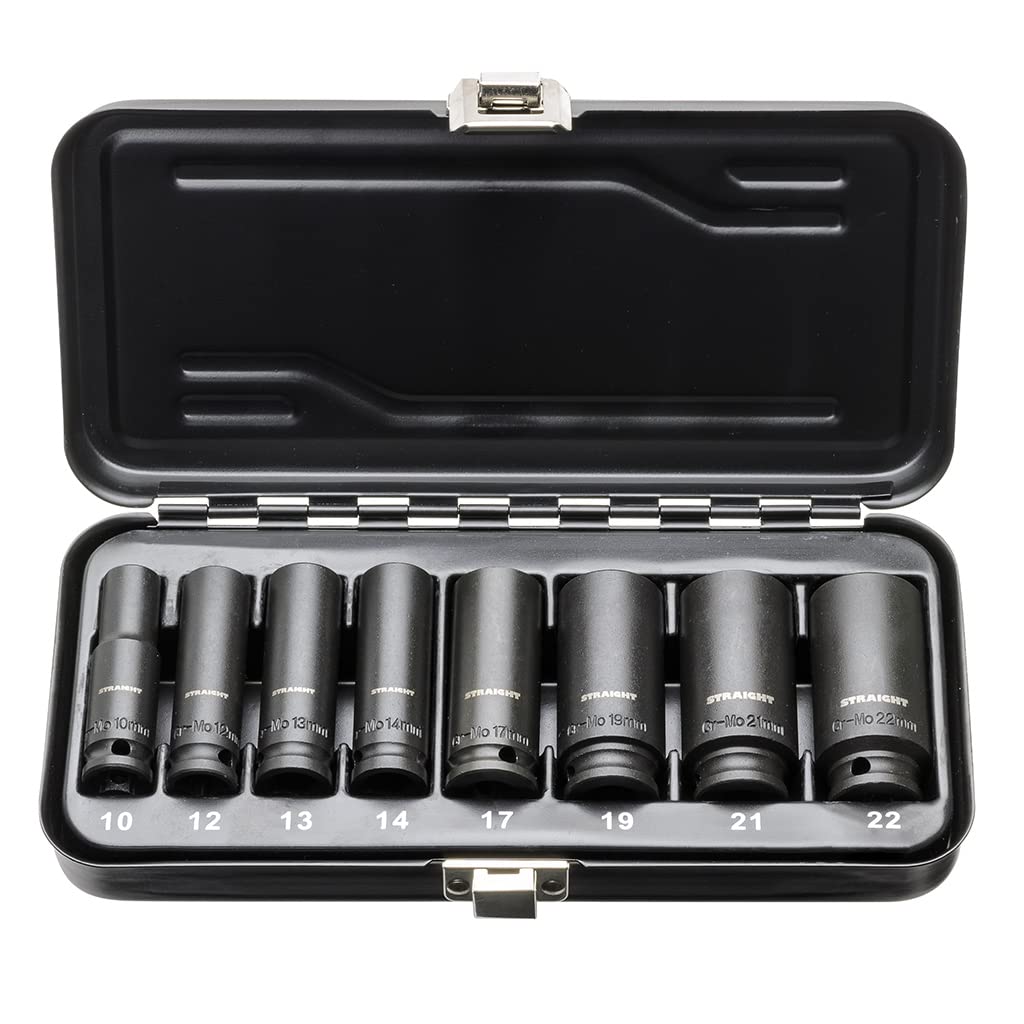 

STRAIGHT Deep Impact Socket 8 3/8 (9.5mm) Set, Pieces, 10-5388