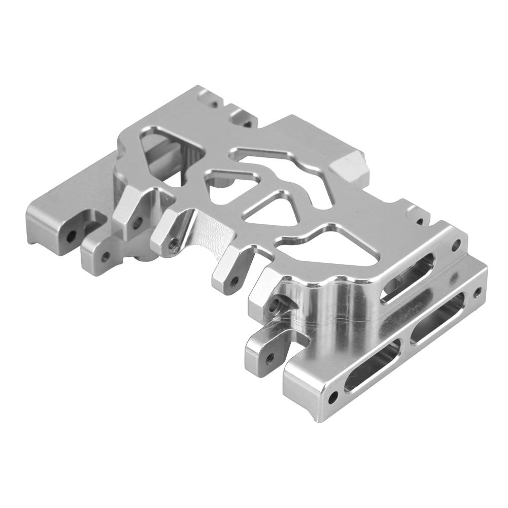 Aluminium Alloy Middle Gearbox Chassis RC Part for TRAXXAS TRX4 Land Rover Defender (Silver)