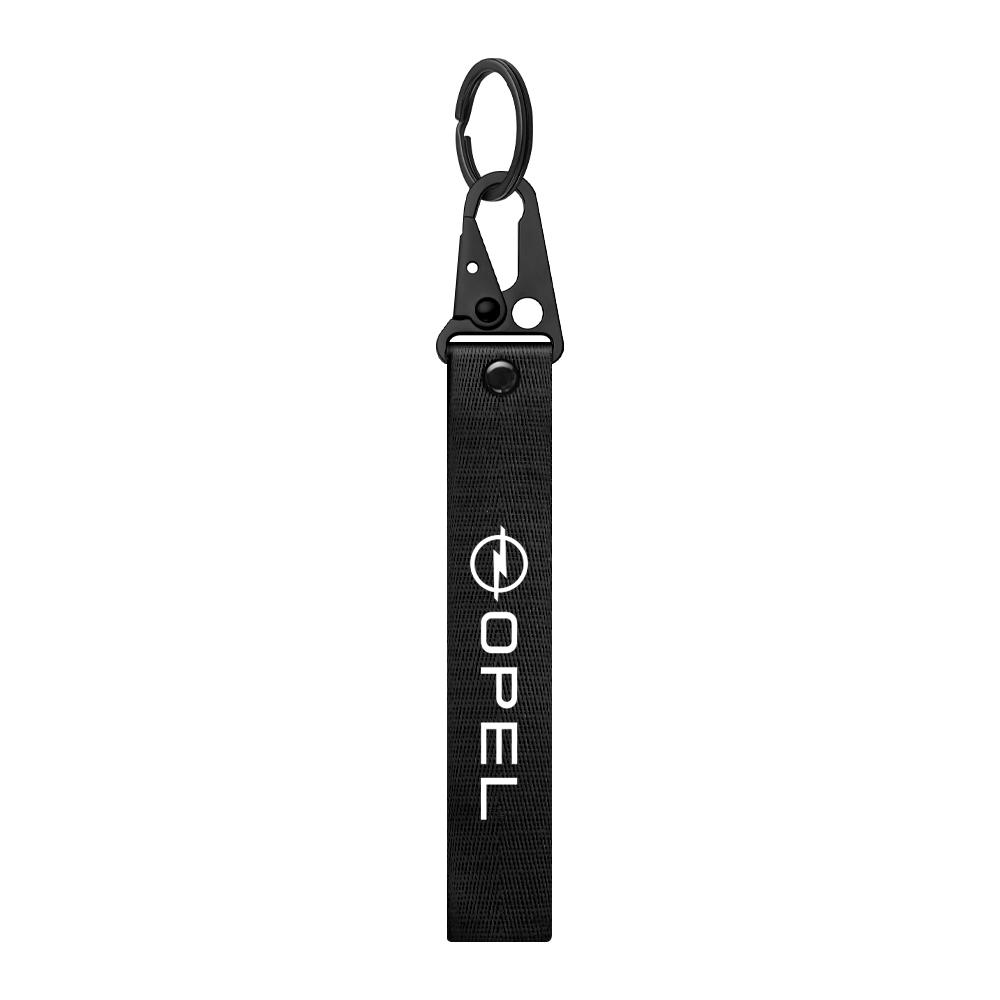 

Ribbon ABS KeyChain Car Logo Badge Key Ring Decor For Opel OPC Astra J H G K Insignia Corsa D B E Mokka Vectra Car Valve Cap