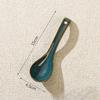 Stylish Ceramic Long Handle Spoon Set Kitchen Utensils For Eating Noodle Soup Home Dining Tableware Multipurpose Serving Spoon