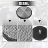 uxcell 4pcs Front Lower Fork Reflector Sticker Rear Saddlebag Reflective Cover Universal White with 6mm Screws