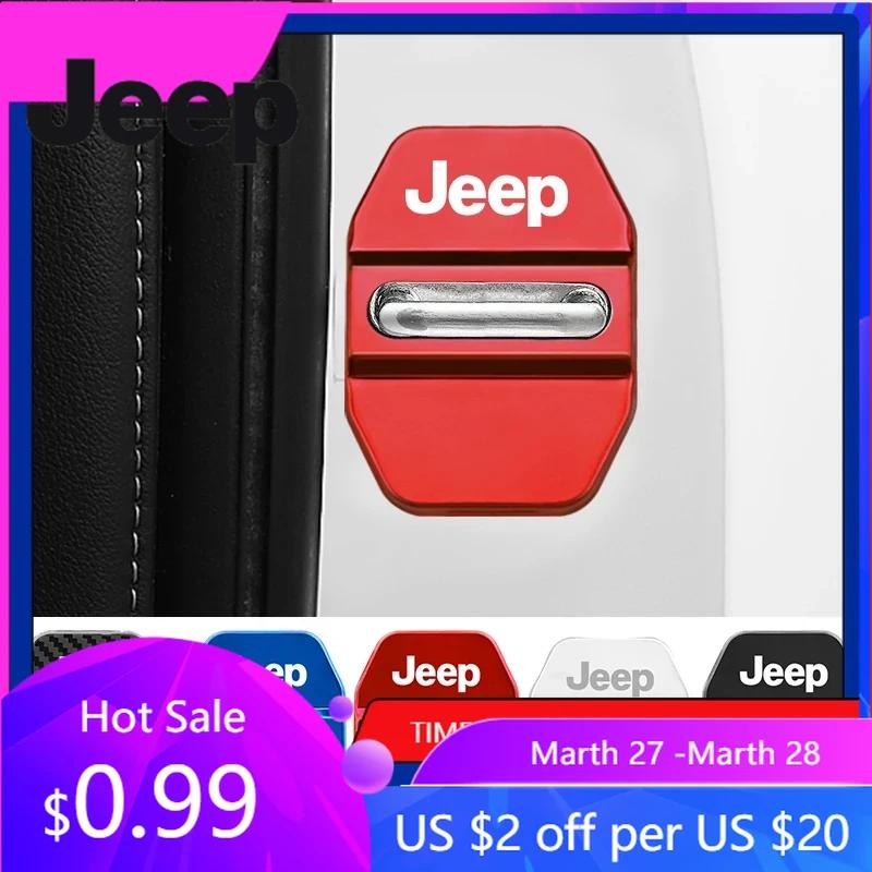 Per Jeep Styling Auto Copri Serratura Porta Per Jeep Renegade Compass Patriot Cherokee Wrangler Grand Cherokee SRT Protettivo E D