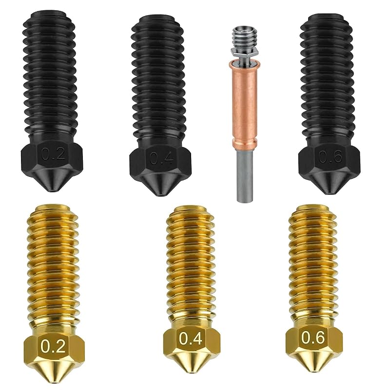 Upgrade Hotend for Kobra 3 Combo Print Head Extruder Kit Heater Block Heating Cartridge Thermistor with 0.4MM Hardened Steel Nozzle Silicone Cover