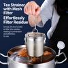 Perforated Stew Seasoning Strainer With Lid Brine Basket Filter Bag  for Braised Cooking