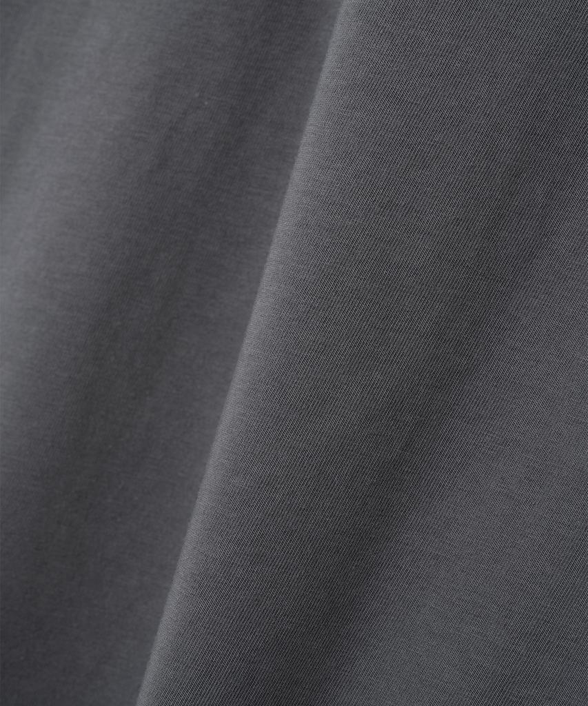 MILLO WOMEN Pearl Ribbon T-Shirt [Charcoal]