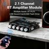 DC 12-24V TB21H BT 5.1 Subwoofer Amplifier Board 50W+50W+100W 2.1 channel digital amplifier module Stereo Bass AMP TPA3116D2