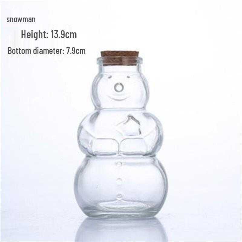 DIY Cork Star Wishing Drift Bottle - Clear Glass Ocean Lucky Star Bottle