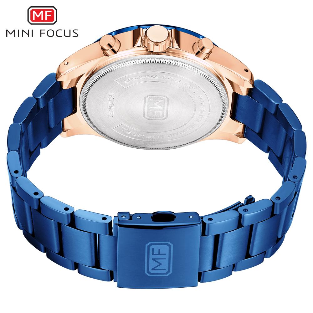 Top Luxus mit Box MINIFOCUS Uhren Herren Top Marke Luxus Casual Herrenuhr Sport wasserdichte Quarzuhren