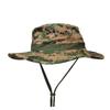 Adjustable Camo Safari Bucket Fishing Boonie Hat Camo Camouflage Boonie Hat With String