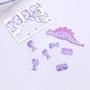 40Pcs Children Paper Dinosaur 3D Puzzle DIY Cute Cartoon Dinosaur Modeling Random Styles Animal Model Toy