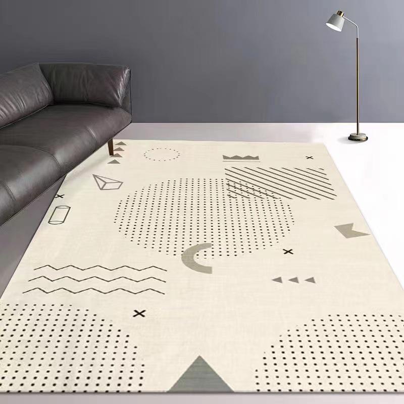 Stain-Resistant, Easy-Care Wabi-Sabi Crystal Velvet Living Room Carpet