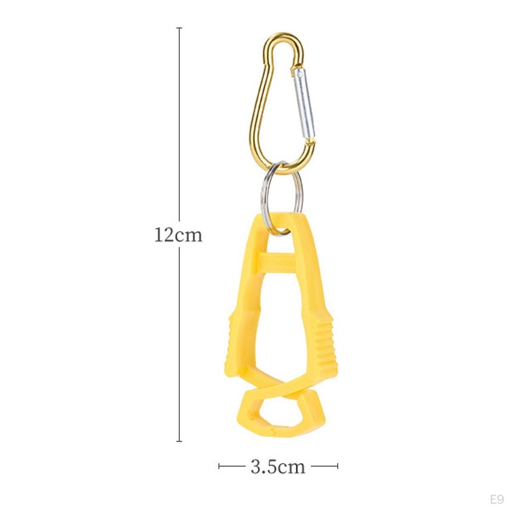 5 Pieces Outdoor Glove Clip Multipurpose Hook Clamp Hanger Anti Drop for Construction