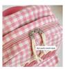 Large Capacity Pink Plaid Japanese Cute KT Girls' School Backpack