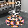 1pc Ducks Pattern Office Round Area Rug, Indoor Mat Suitable For Office, Under Office Chairs Bedroom Living Room Home Decor, Room Deco 159