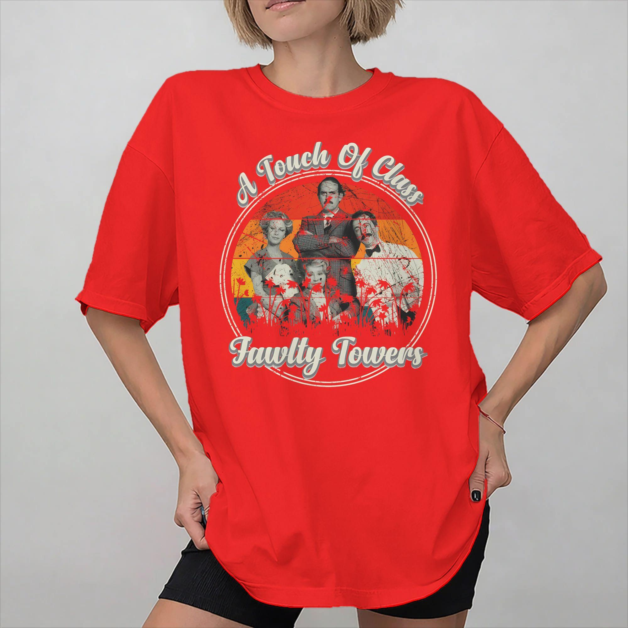 Summer Fawlty Towers Basil Unisexuel T Shirt For Unisex Cotton Tshirts Short Sleeve Tops S