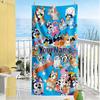 Bluey Customized Name Beach Towel Soft Durable Quick-Dry Perfect for Traveling Yoga Camping and Swimming