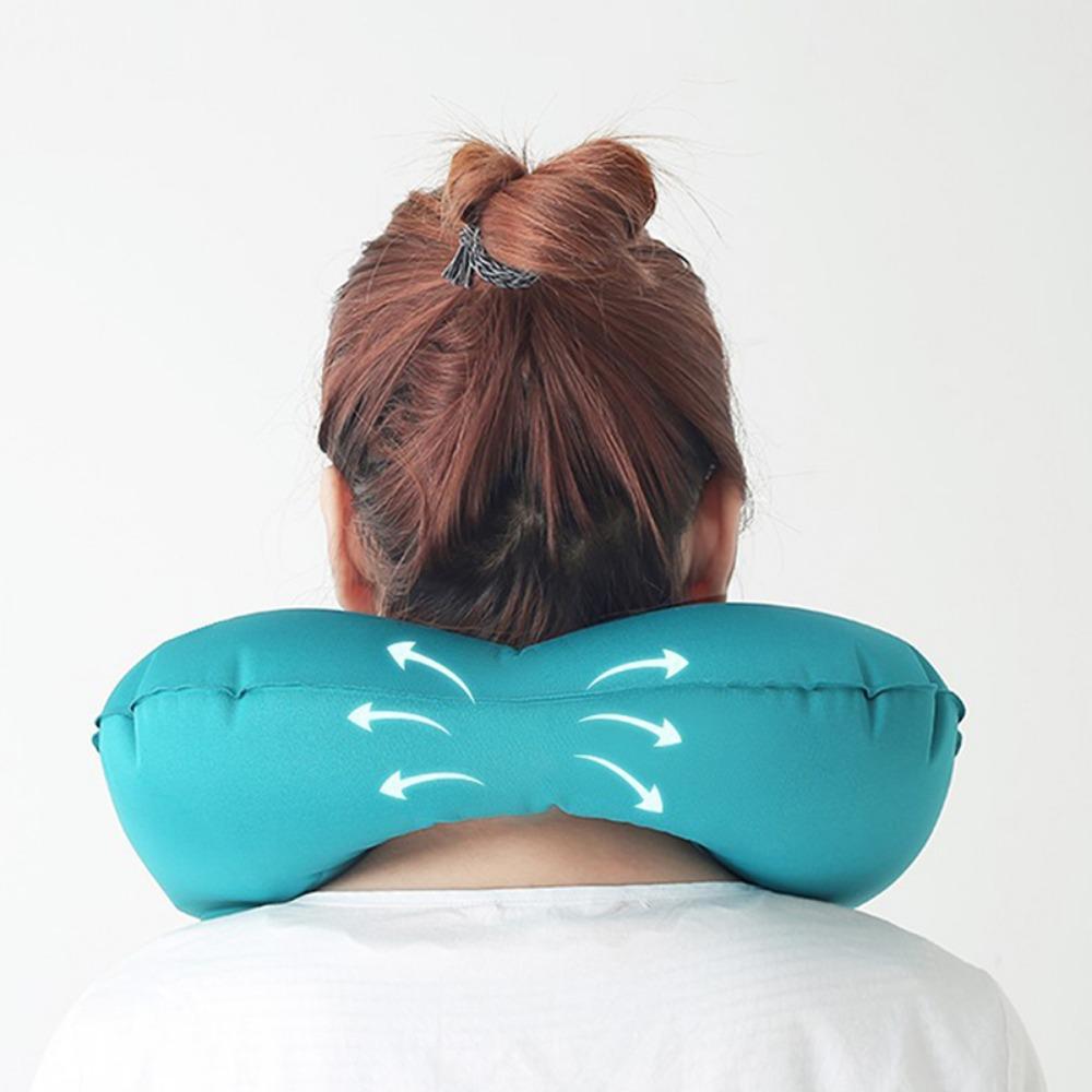 Portable Automatic Airplane Travel Pillows Neck Pillow Cervical Vertebr Pillow U-Shape