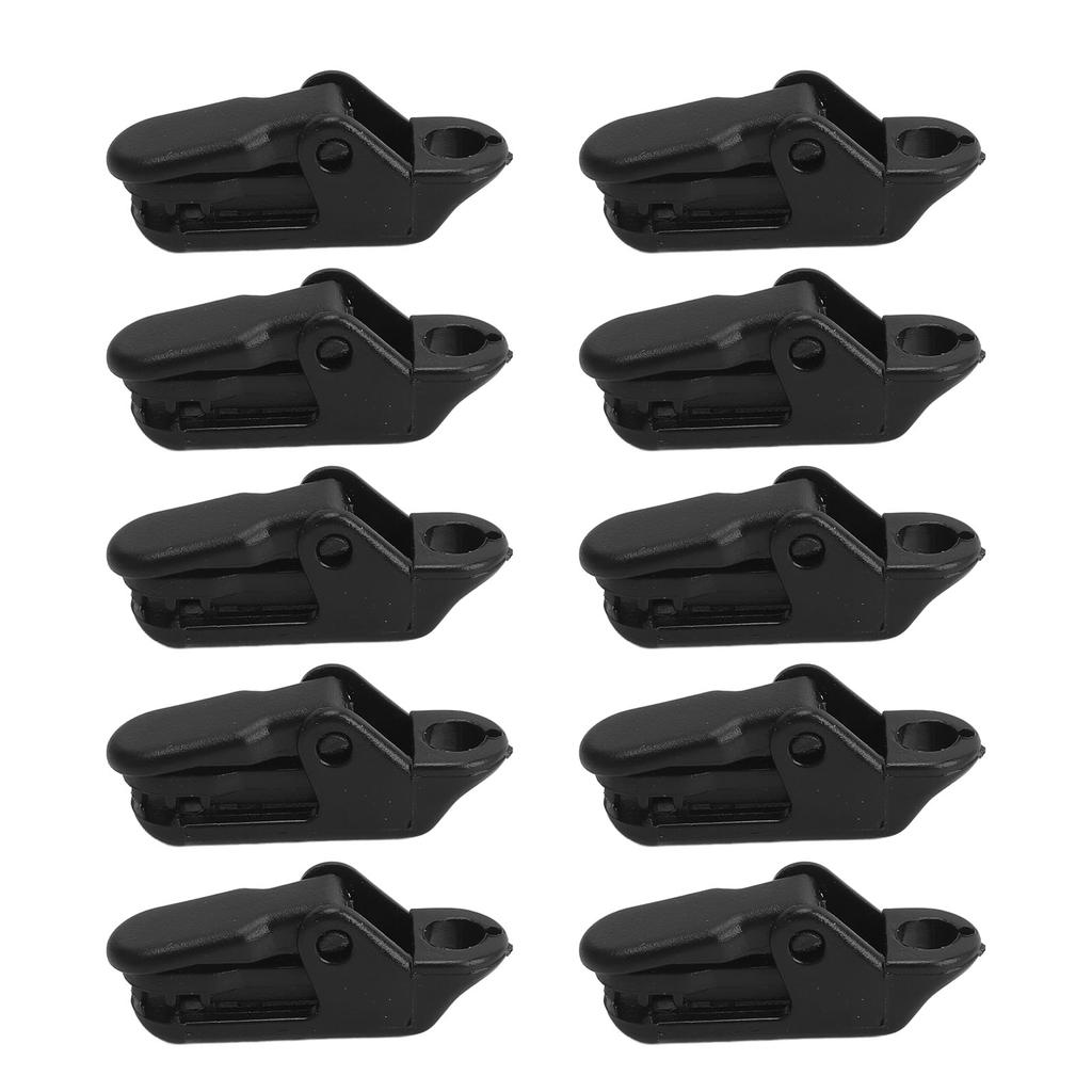10pcs Tent Tarp Clip Plastic Crocodile Mouth Tent Awning Clamp for Outdoor Camping Canopy