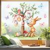 2026 Easter Egg Tree Electrostatic Stickers for Windows and Glass Entrances
