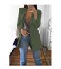 2024 European & American Fashion Women's Slim Lapel Cardigan Blazer - Spring/Autumn Collection