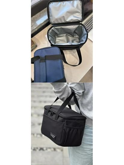 Insulated Lunch & Picnic Bag: Portable, Thickened for Milk & Medicine, Ideal for Students & Commuting, Cold-Preserving.