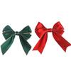 Romantic and Cozy Christmas Ribbon Copy Wire Double-sided Metal Silver Red Green Gold Polyester Ribbon Gift Box Package Decorative Tie Color Ribbon