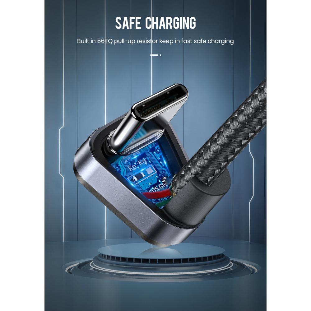 1 buc Cablu de date TYPE-C Triunghi Inversat Cablu USB de încărcare pentru jocuri mobile