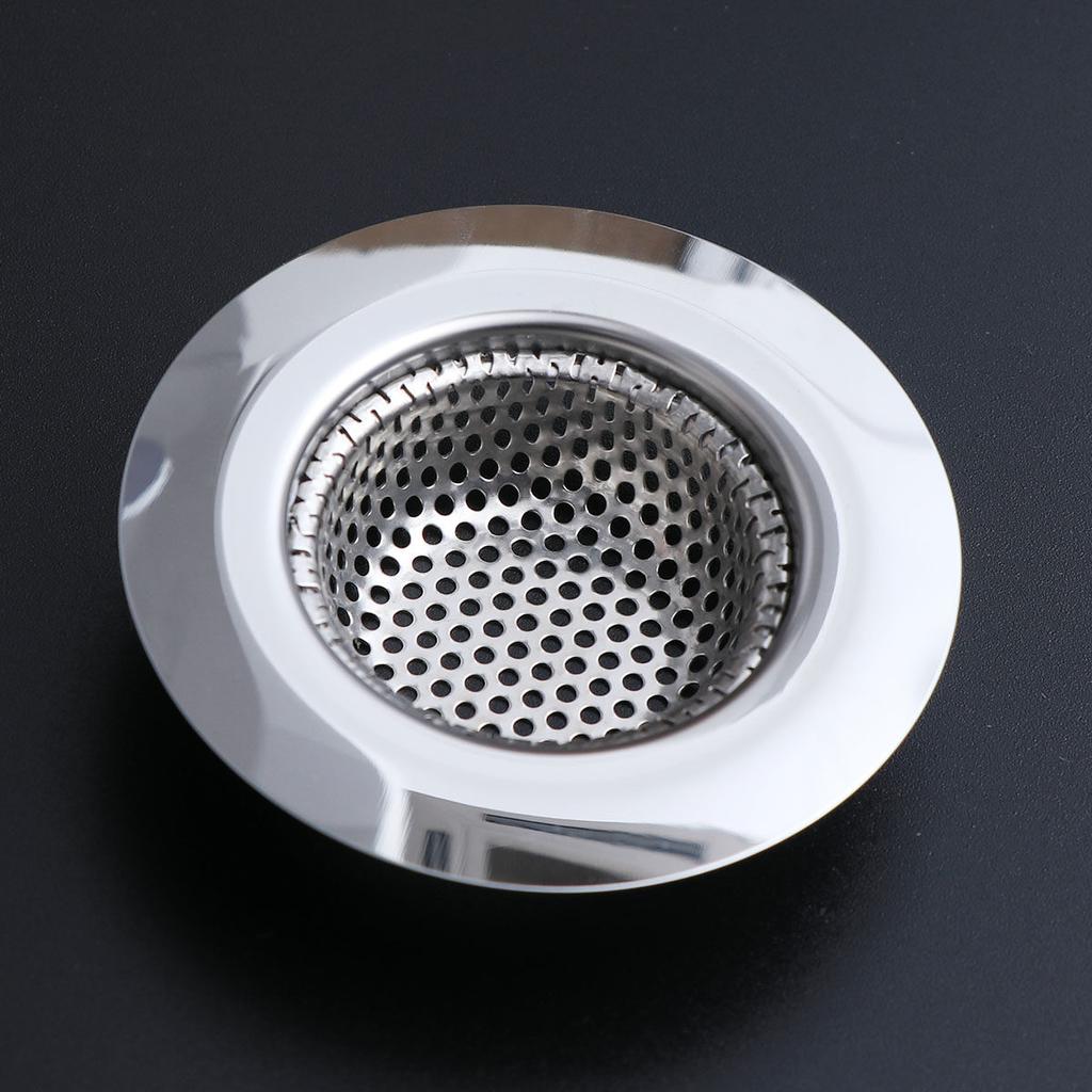 9Cm Premium Stainless Steel Kitchen Sink Strainer Oval Drain Mesh Basket Anti-Clog Easy Clean Dishwashing Food Prep Filter