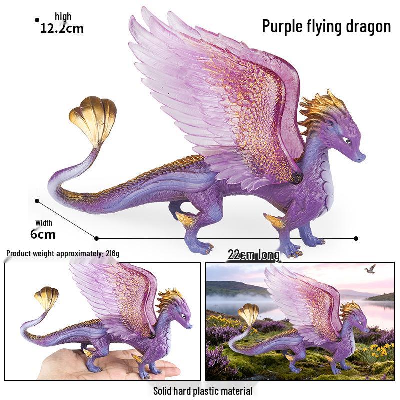 Mysterious Elf Pegasus Mythical Beast Model - Home Decoration Ornament & Gift