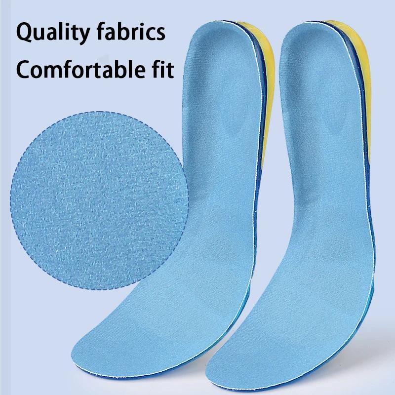 2Pcs/4Pcs Silicone Gel Shoe Insoles Men Women Sports Shock Absorbing Insoles Soft Non Slip Shoe Pad Arch Support Orthopedic Pads