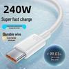 240W 10A High-Speed USB-C Charging Cable for Huawei/Xiaomi