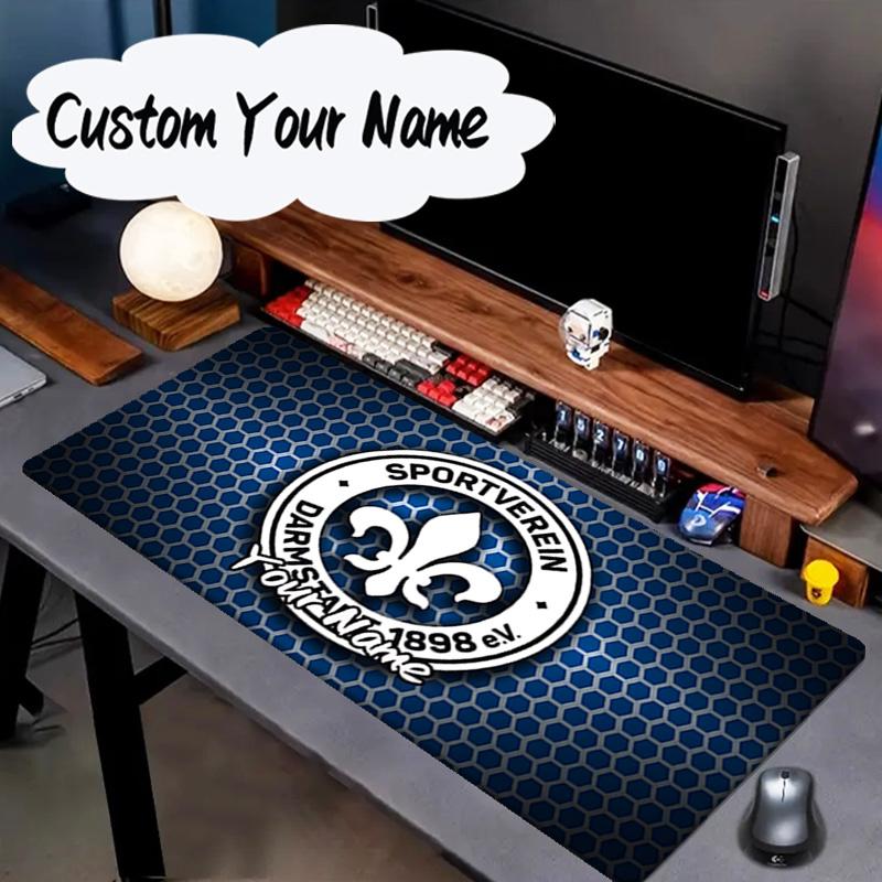 Custom Name Mouse pad Sport Darmstadt Mouse pad, Gaming Mouse Pad, keyboard pad, Desk Decor for computer notebook Fan Birthday Gift