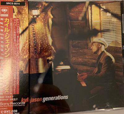 CD KYLE JASON - Generations SRCS8514 Sony 1997 Japonia ObiSoul/Funk Używany