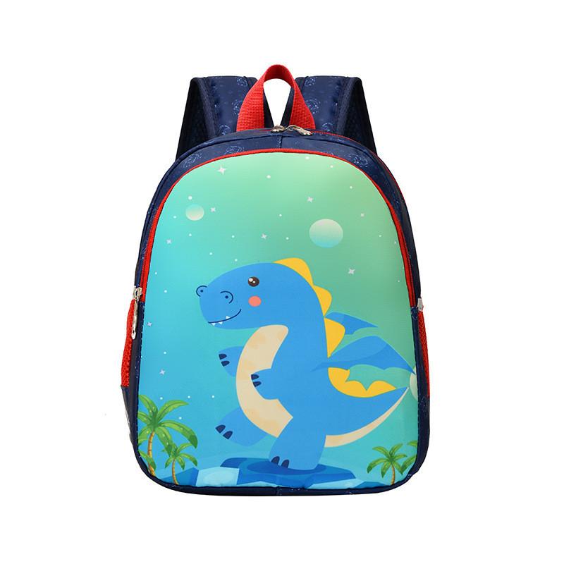 Cute Fashionable Dinosaur School Bag For Boys And Girls With Breathable Air Cushion Straps