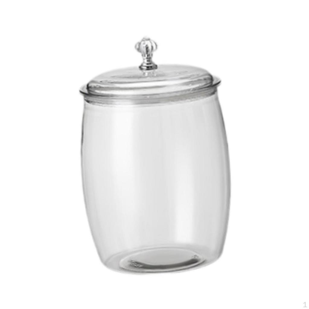 Airtight Jar Kitchen Food Container Flour Canister Reusable Sealed Clear Pantry for