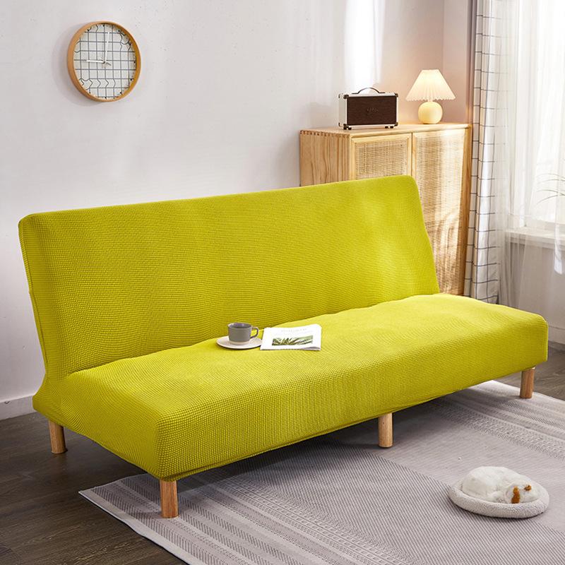 Velvet Full Covered Sofa Mattress Cover Simple Folding Without Armrest Stretch Sofa Cover Cover Fabric All-Inclusive Universal