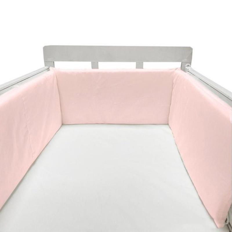 Weicher Bequemer Baumwoll-Babybettschutz Atmungsaktive Polsterung Kissen für Säuglingssicherheit und Täglichen Komfort im Kinderzimmer