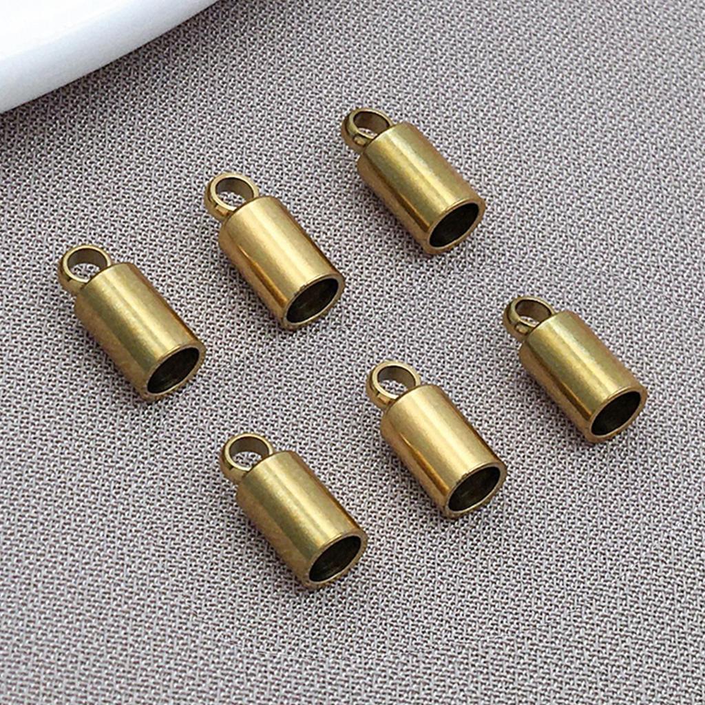 Stainless Steel Gold Chain Clasp Leather Connector for DIY Bracelet/Necklace Jewelry