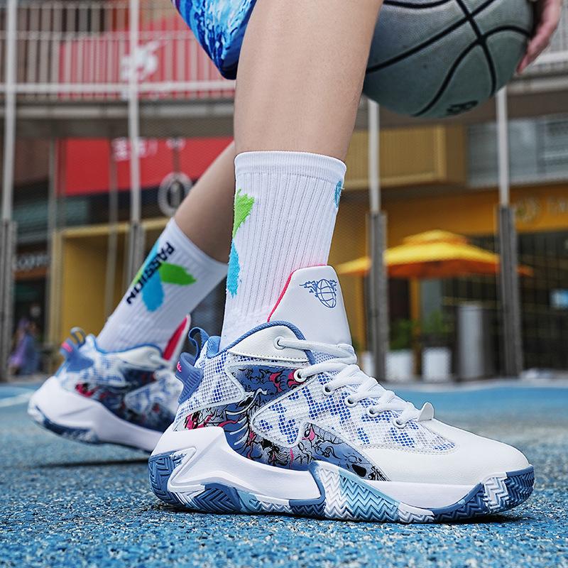 New Men Fashion Sports Shoes Basketball  Anti Slip Breath Shoes Training Comfort Athletic Sneakers Outdoor Walking Shoes