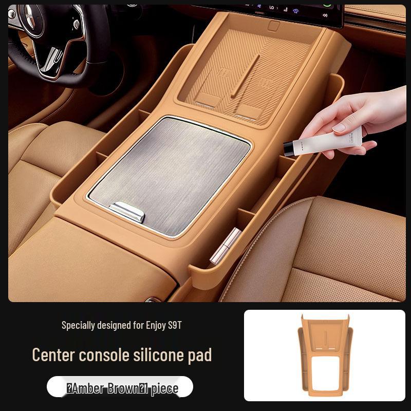 Silicone Anti-Slip Pad for Xiangjie S9T Wireless Charger - Center Console Car Interior Decor