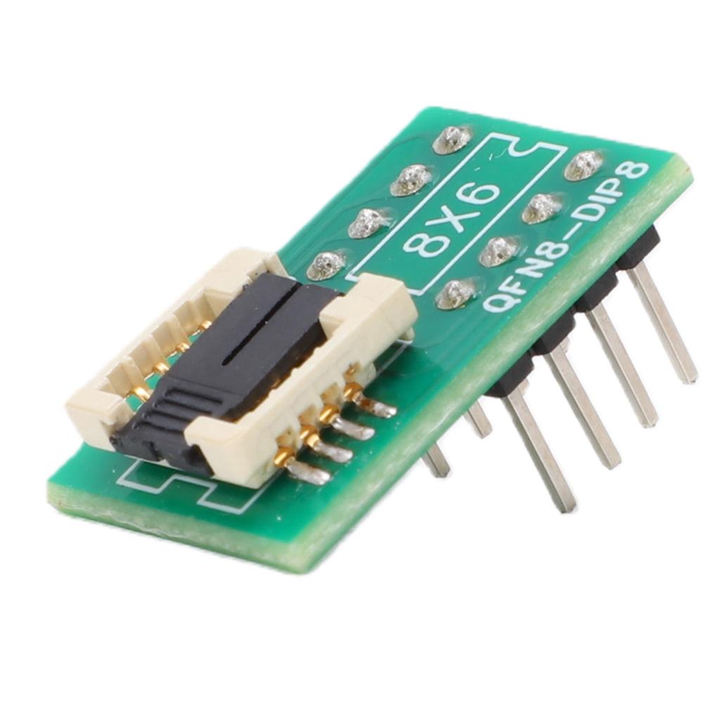 QFN8 WSON8 MLF8 MLP8 DFN8 to DIP8 Socket Adapter Chipset Conversion Adapter for 8x6MM Chip IC Programming and Testing