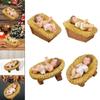 Jesus in Manger Statue Resin Figurine Birthday Gift Sculpture Ornament for Living Room Desk Office Housewarming Hallway