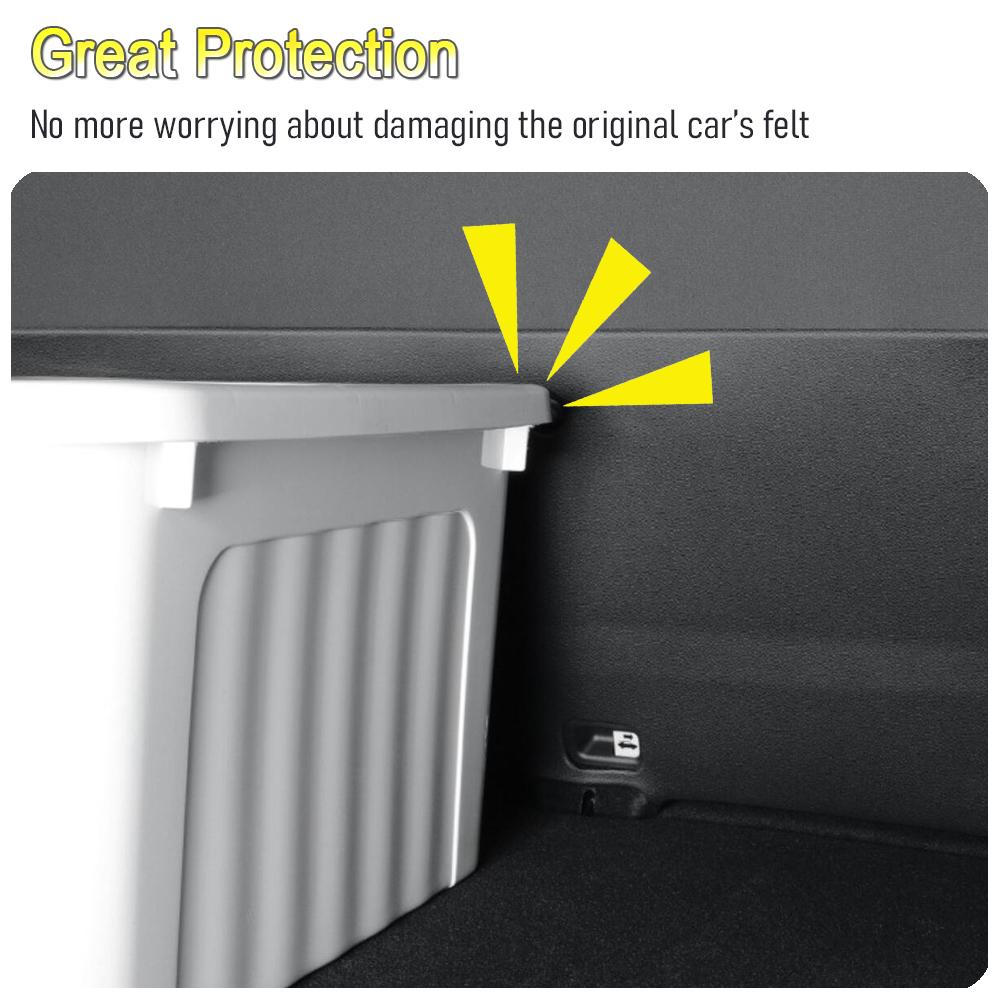 For Tesla Model Y Juniper 2026 2026 Trunk Tailgate Pads Anti-dirty Trunk Mats Protective Kick Pad Cargo Door Liner Accessories