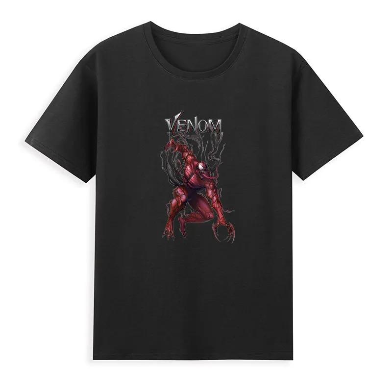 2026 Venom Marvel Peripherieartikel Bedrucktes Kinder-T-Shirt Rundhals Reine Baumwolle Familienkleidung für Eltern und Kinder