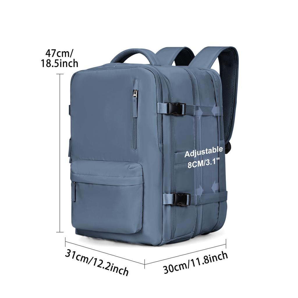 Expansion Travel Backpack for Women Men Airline Cabin Backpack Laptop Backpack, Backpack Carry On Luggage Weekend Bag for Women