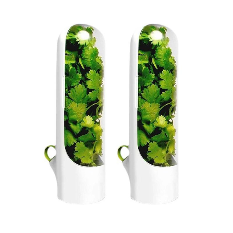 1/2/3Pcs Vegetable Preserving Bottle Herbal Preserving Herb Storage Bottle Home Kitchen Gadget Fresh for Storing Kitchen Supply