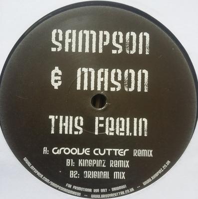 12inch Record SAMPSON & MASON - This Feeling SANDM001PROMO House Of Jed-Ey 1995 US Dance & Electronica Used