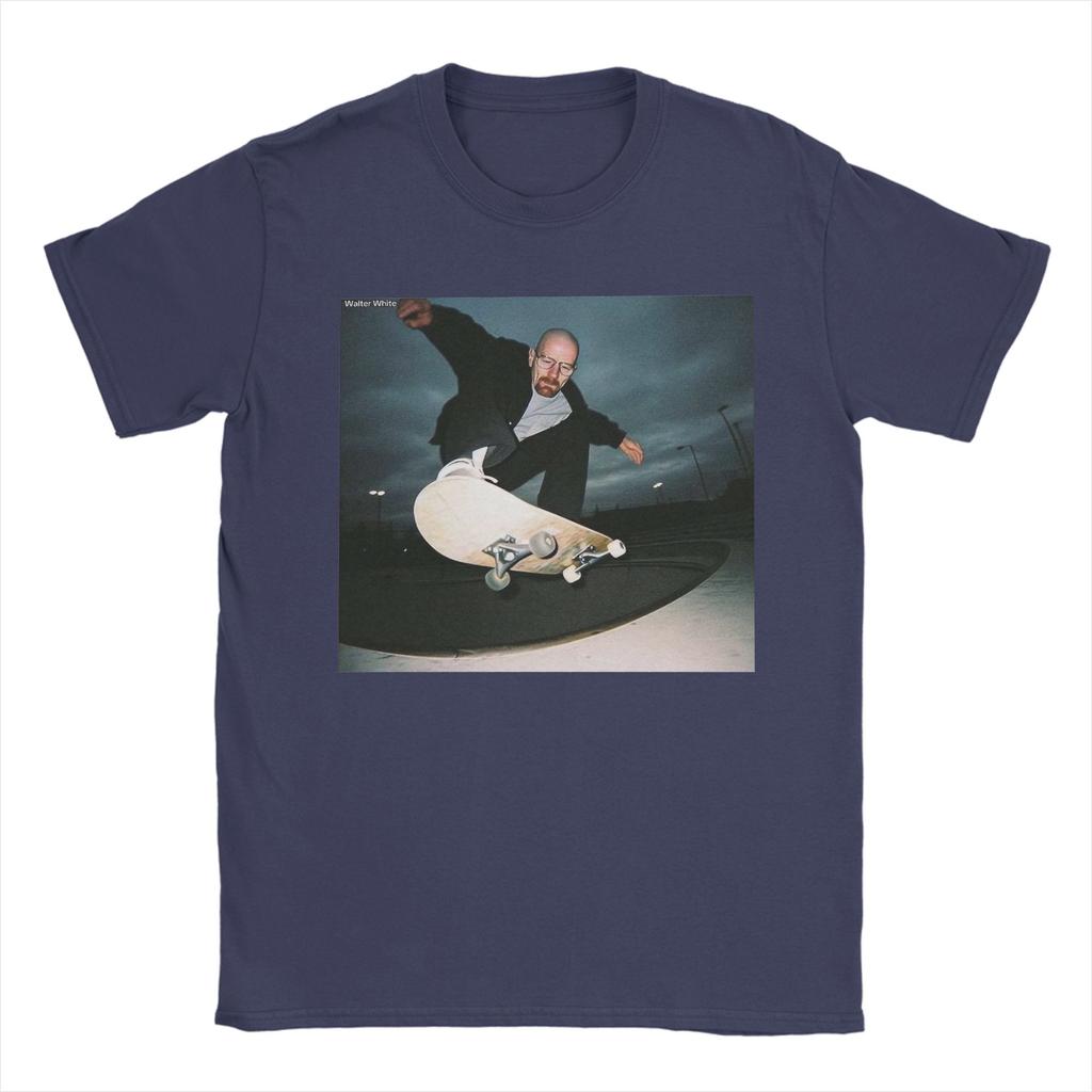 Breaking Bad Heisenberg Pánská trička Walter White Skate Zábava 100% bavlna Tričko Kulatý výstřih Krátký rukáv Trička Topy